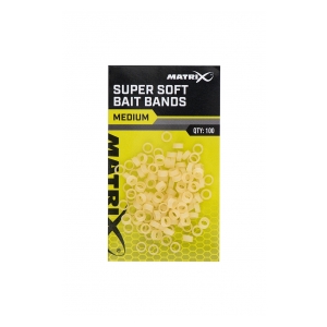Fox Matrix  Super Soft Bait Bands Medium 100pcs