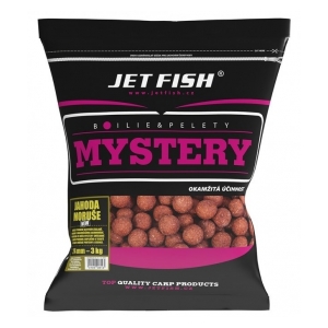 Jet Fish Mystery boilie 3kg - 24mm : JAHODA / MORUŠE NEW