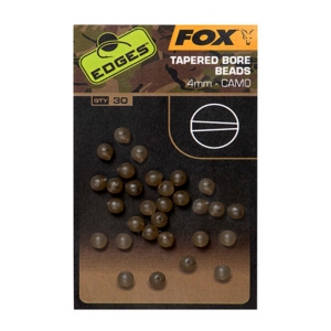Fox International Korálky Edges Camo Tapered Bore Bead 4mm