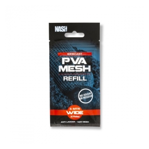 Nash PVA náhradní punčocha Webcast PVA Refill Wide - 37mm x 5m