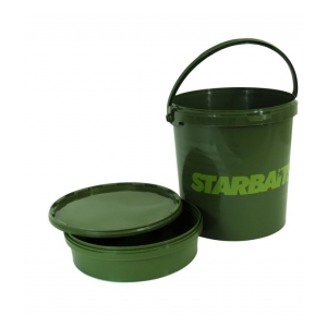 STARBAITS Kbelík kulatý Bucket 21L (kbelík+vanička+víko)