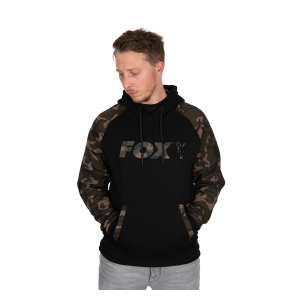 Fox International Mikina Black Camo Raglan hoodie vel.XXL