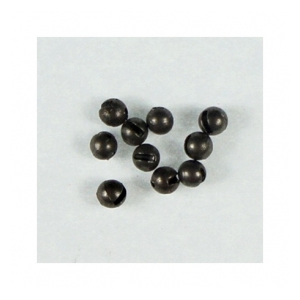 Hends Tungsten beads small slot black  - 2,3mm
