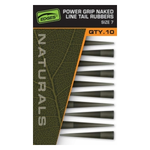 Fox International Převleky zúžené EDGES™ Naturals Power Grip Naked Line Tail Rubbers - Size 7