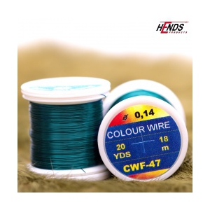 Hends Color wire 18m 0,14mm - modrá - paví