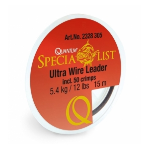 Quantum Lanko na dravce Ultra wire leader - 2,5kg 15m