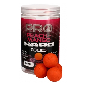 STARBAITS Tvrdé Hard Boilies Pro Peach & Mango 24mm 200g