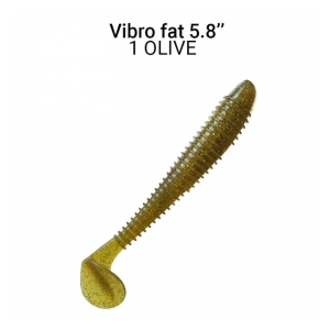 Crazy Fish Vibro Fat 14,5 cm barva 1 olive 3ks