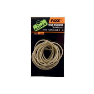 Fox International Silikonová hadička Edges Hook Silicone Vel. 2-6 - trans khaki x 1.5m