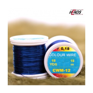 Hends Color wire 15m 0,18mm - Modrá