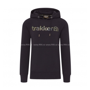 Trakker Products Mikina CR Logo Hoody Black Camo - XL