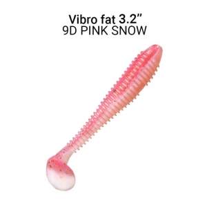 Crazy Fish Vibro Fat 8cm barva 9D Pink Snow 5ks