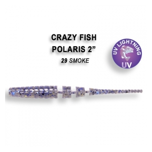 Crazy Fish Gumová nástraha Polaris 5,4 cm - barva 29, příchuť calamare-8ks