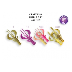 Crazy Fish Nimble 5cm floating color mix 109