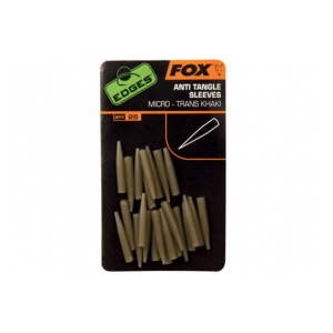 Fox International Převleky Edges Anti-tangle Sleeve Micro - trans khaki x 25