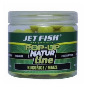 Jet Fish Plovoucí boilie Natur Line Pop Up 16mm Kukuřice