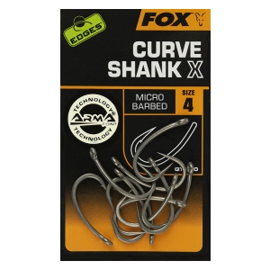 Fox International Háčky Edges Curve Shank X vel. 4