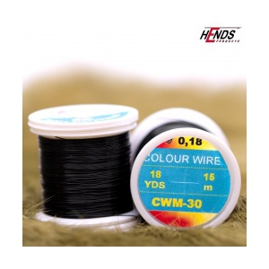 Hends Color wire 18m 0,14mm - černá