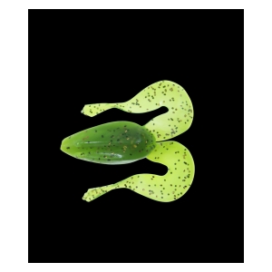 Relax Gumová nástraha Banjo frog 6 cm Lime black/gold glitter - silk