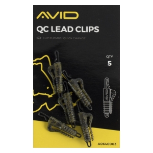 Avid Carp Závěsky na Zátěže  Outline QC Lead Clips 5ks