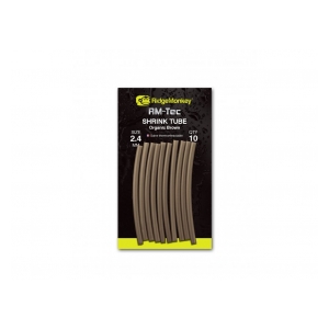 RidgeMonkey Smršťovací hadička RM-Tec Shrink Tube 2,4mm Organic Brown 10ks