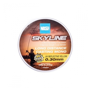 Nash Rybářský vlasec Skyline Mono UV Yellow 0,30mm/12lb  1000m