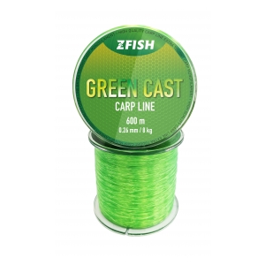 ZFISH Vlasec Green Cast Carp Line 600m 0,30 mm