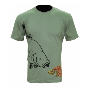 Zfish Tričko Boilie T-shirt Olive Green vel. XL
