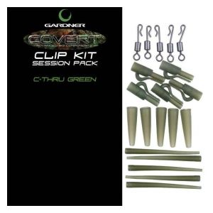 Gardner Systémek Covert Clip Kit C-Thru, průhledná zelená
