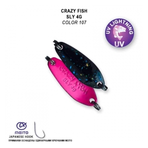 Crazy Fish Plandavka SLY-4g. Barva 107