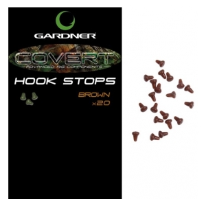 Gardner Zarážka zvonová Covert Hook Stops, hnědé