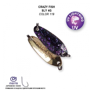 Crazy Fish Plandavka SLY-4g. Barva 119