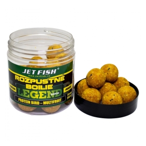 Jet Fish Rozpustné boilie Legend Range 250ml 24mm Protein Bird Multifruit