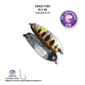 Crazy Fish Plandavka SLY-4g. Barva 9,1F