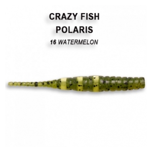 Crazy Fish Gumová nástraha Polaris 4,5 cm - barva 16, příchuť calmar-8ks