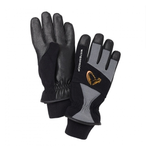Savage Gear Rukavice Thermo Pro Glove Grey/Black vel. L