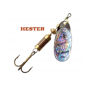 Hester Fishing Rotační třpytka vel. 4 / 10 g holo