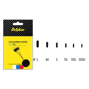 DELPHIN Zarážky Stick - Rubber stopper - M