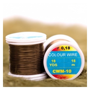 Hends Colour wire 0,18mm - sv. hnědá
