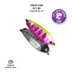 Crazy Fish Plandavka SLY-4g. Barva 25.1F