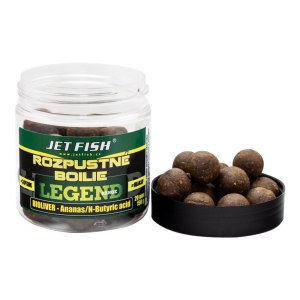 Jet Fish Rozpustné boilie Legend Range 250ml 24mm Bioliver/Ananas N-Butyric