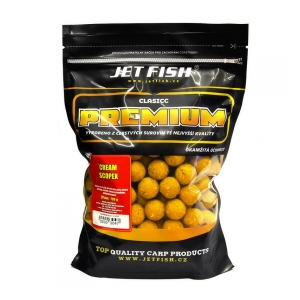 Jet Fish Premium Clasicc Boilie 700g - 20mm Cream/Scopex