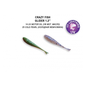 Crazy Fish Glider 1,2&quot; 3cm barva 14/25