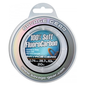 Savage Gear Soft Fluoro Carbon 0.36 mm 8.4 kg 40 m Clear
