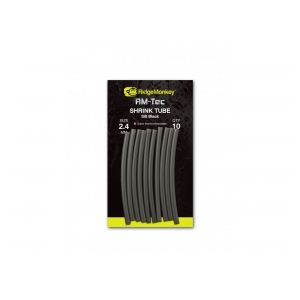 RidgeMonkey Smršťovací hadička RM-Tec Shrink Tube 2,4mm Silt Black 10ks