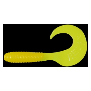Relax Gumová nástraha Twister Standard 4 cm 3 ks Fluo Yellow