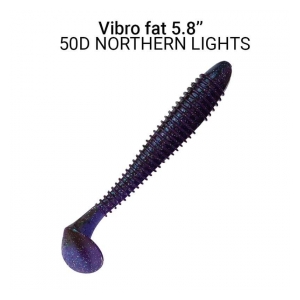 Crazy Fish Vibro Fat 14,5 cm barva 50D Nothern Lights 3ks