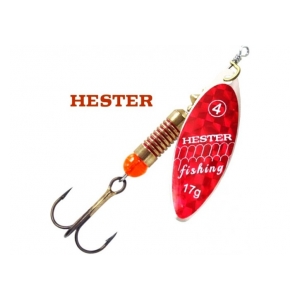 Hester Fishing Rotační třpytka vel. 3 / 12 g Red holo