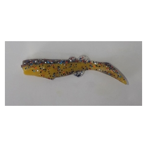 Relax Gumová nástraha  KALIFORNIA 8 cm 1 ks Yellow multiglitter