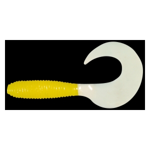Relax Gumová nástraha Twister Standard 4 cm 5 ks Yellow-White